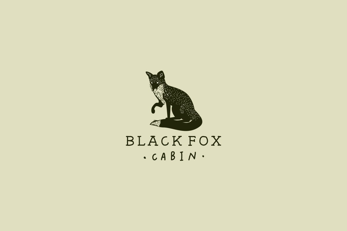 Black Fox Cabin Logo