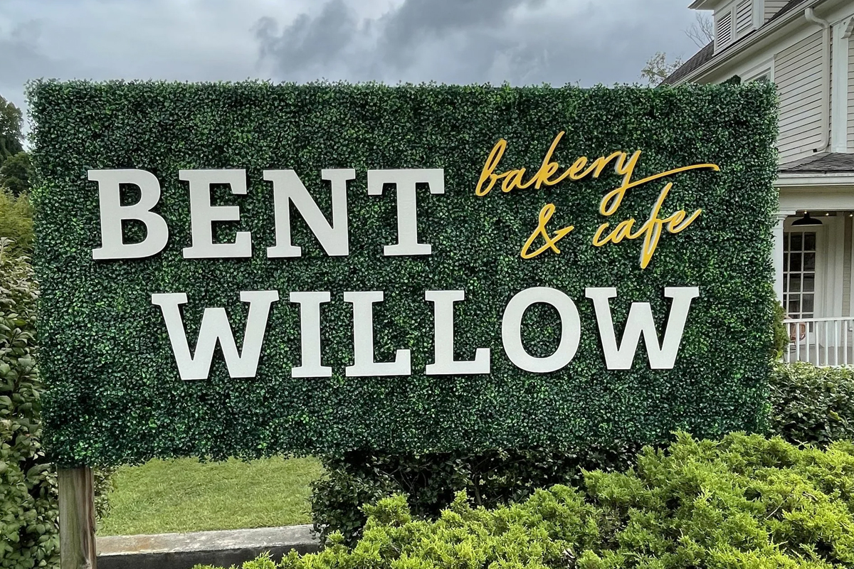 Bent Willow Sign