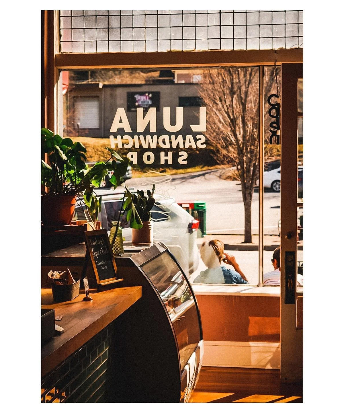 Luna Sandwich Shop Window